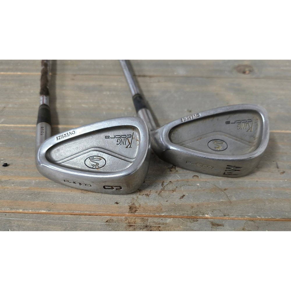 King Cobra Irons Mens Standard Silver Oversize 9 Iron & Pitching Wedge NO SHAFT